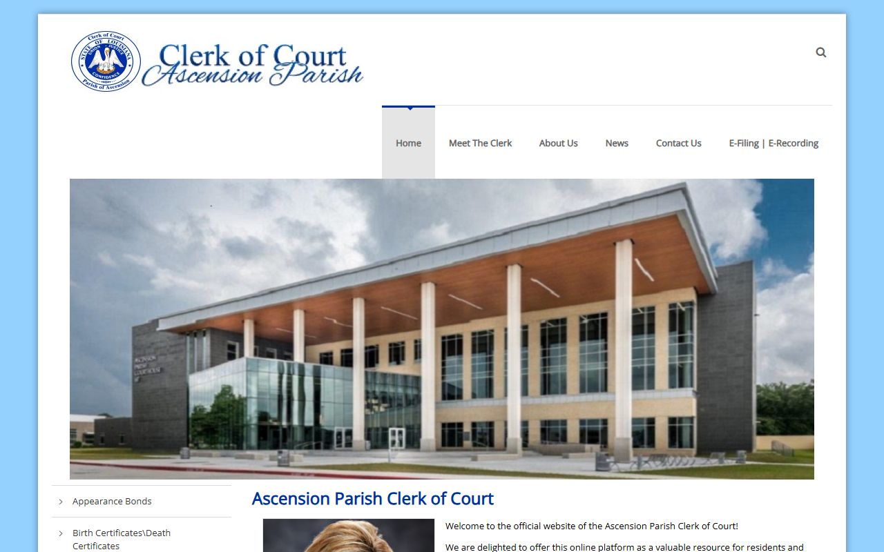 Ascension Parish DUI records ACCESS portal