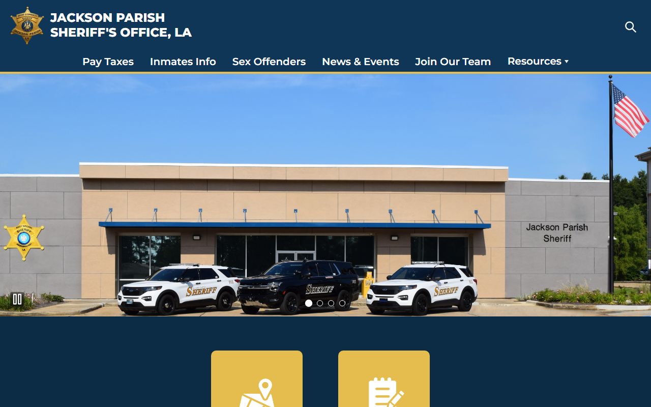 Jackson Parish Sheriff's Office website