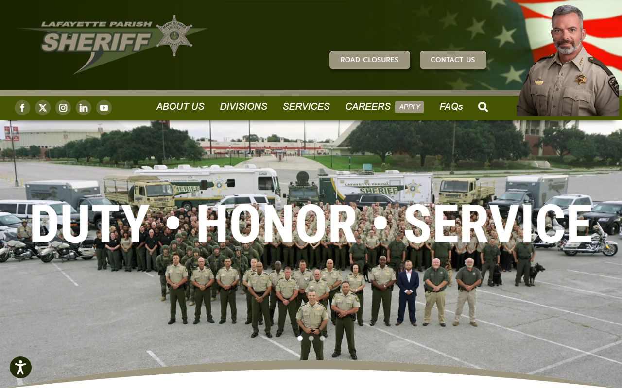 Lafayette Parish Sheriff's Office website