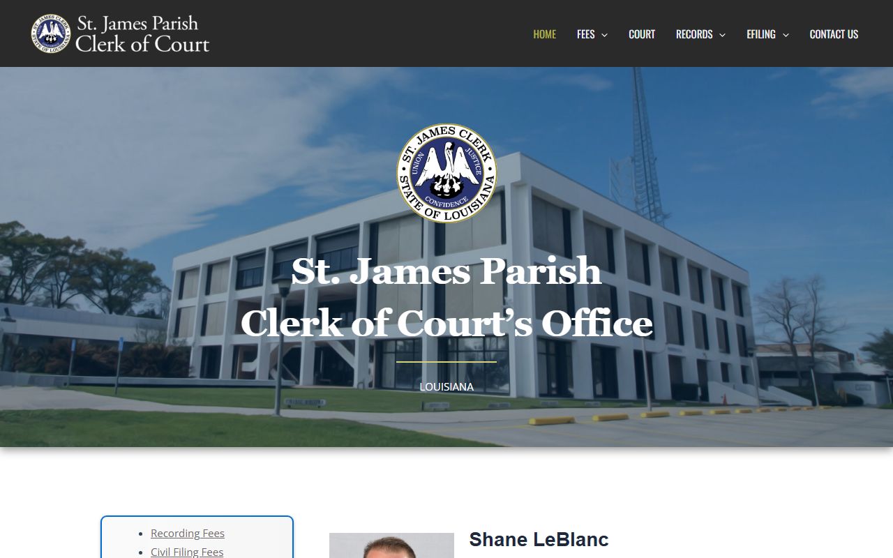 St. James Parish DUI records