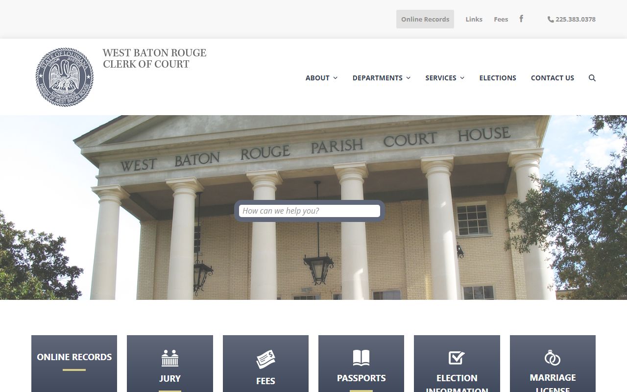 west baton rouge parish DUI records